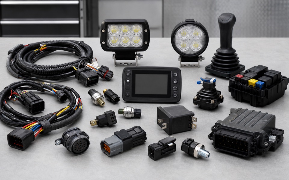 Volvo construction equipment parts for Benson, NC electrical and sensor repairs