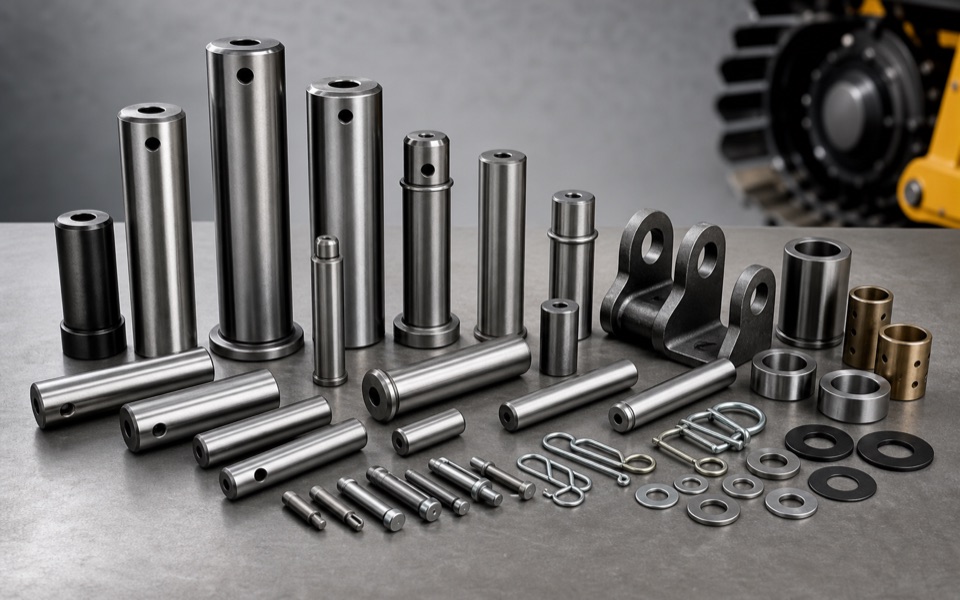 Volvo construction equipment replacement parts for Spring Lake, NC pins and linkage work