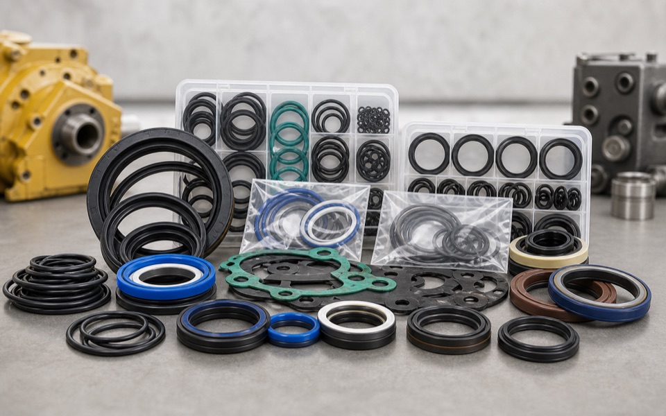 Volvo construction machinery spare parts for Smithfield, NC seal kits and hydraulic service